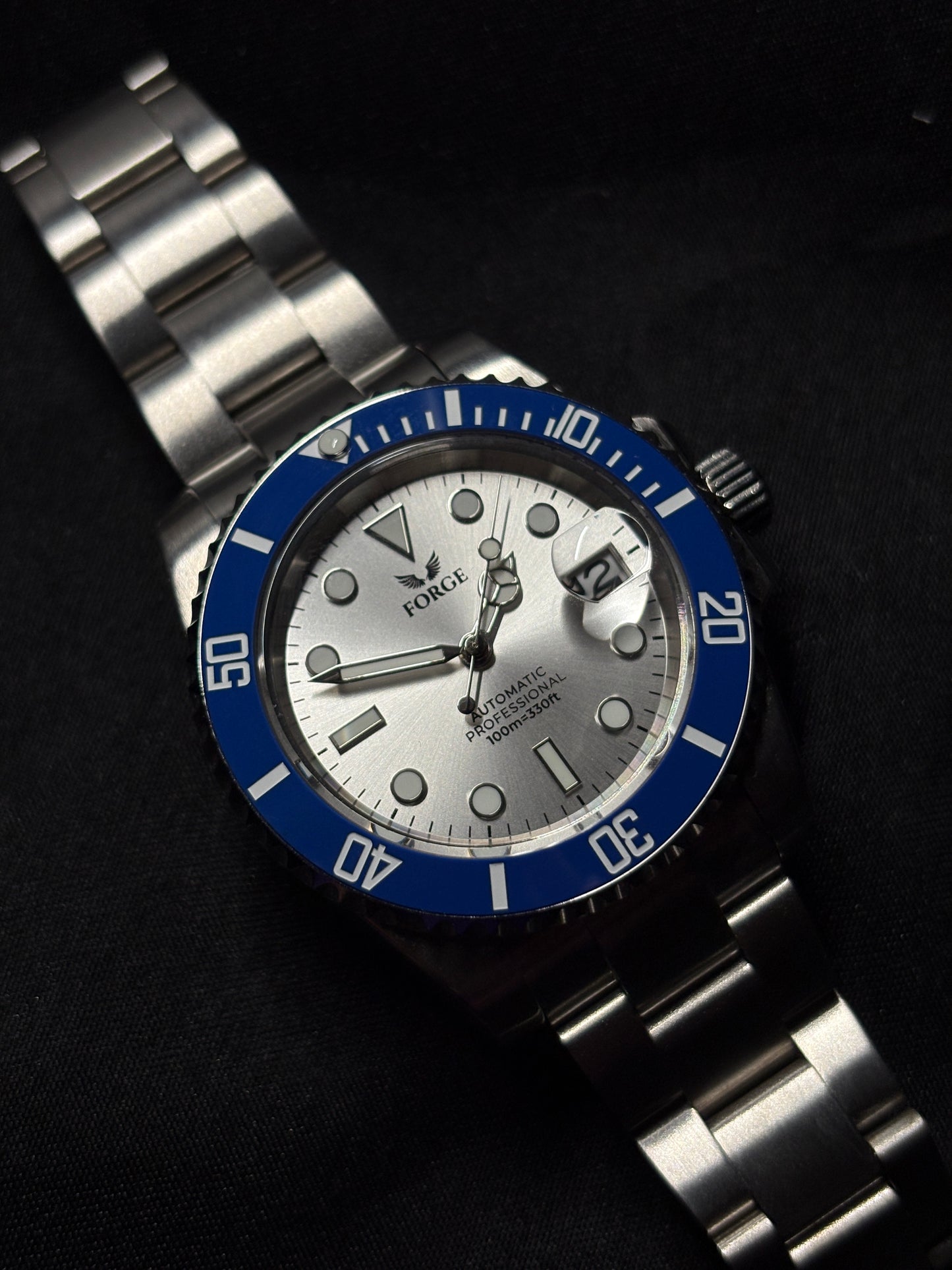 Blue and Silver Professional